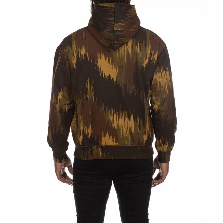 Ice Cream Drip Camo Hoodie (Dried Tobacco) 441-6310