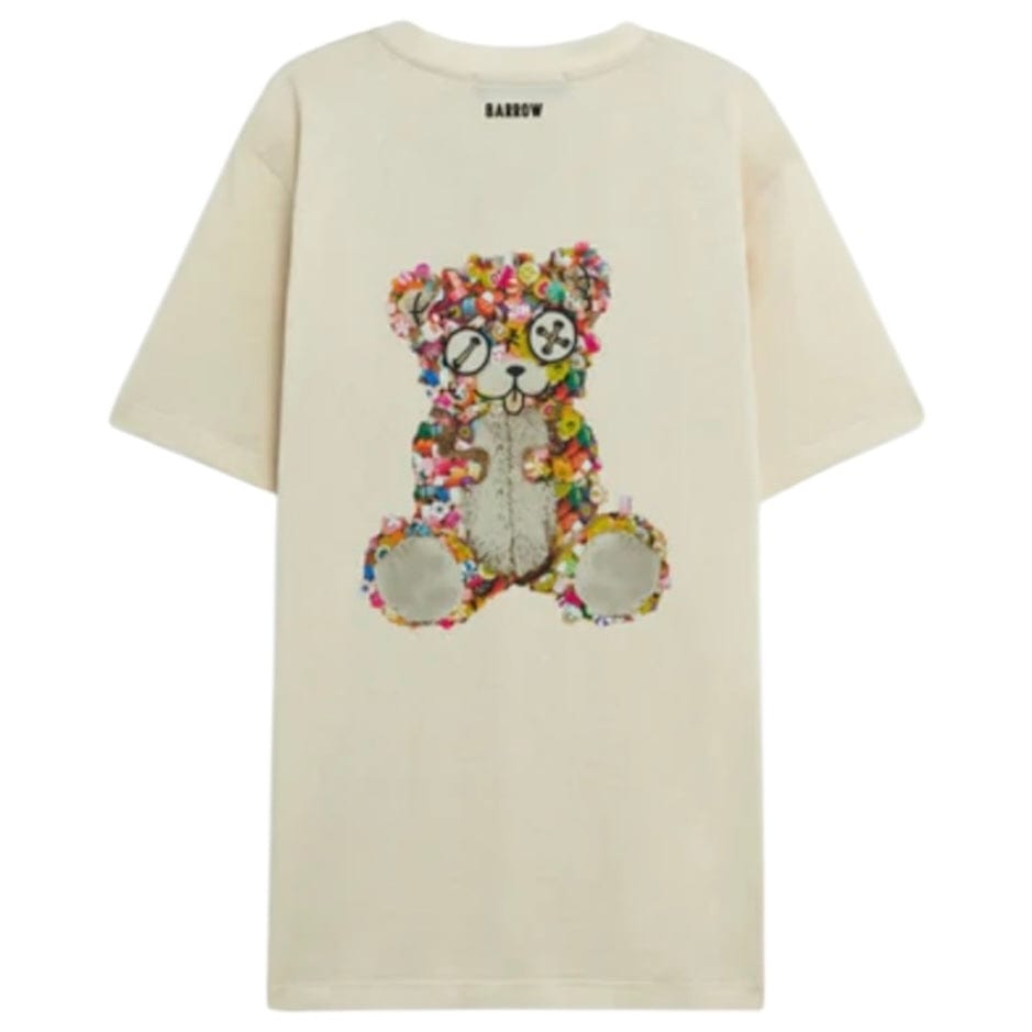 Barrow Unisex Teddy Jersey T Shirt (Vanilla) S5BWUATH152-BW029