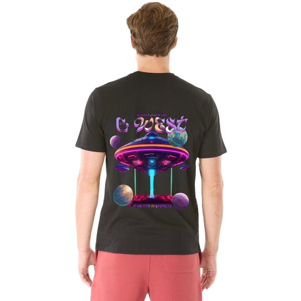 G West Ufo Tee (Black/Multi) GWPBAST5038