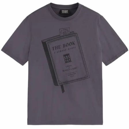 Scotch & Soda The Book Printed Tee (Moody Grey) 178488