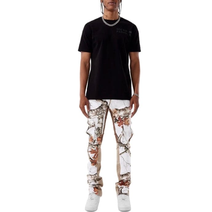 Jordan Craig Martin Stacked Camo Cargo Denim (Snow Camo) JTF223C