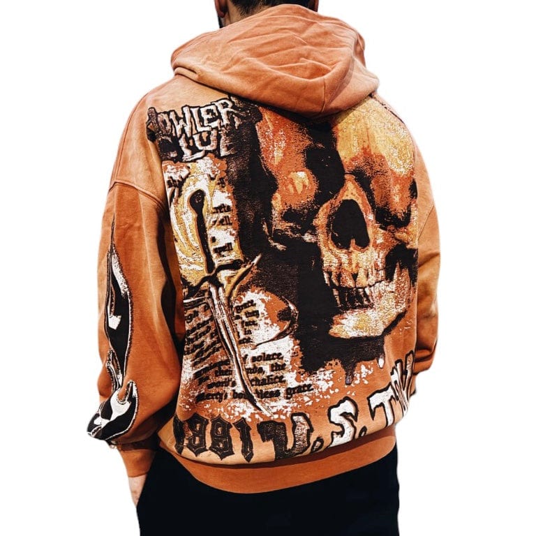 Howlers Club Ghoul Tour Hoodie (Burnt Orange)