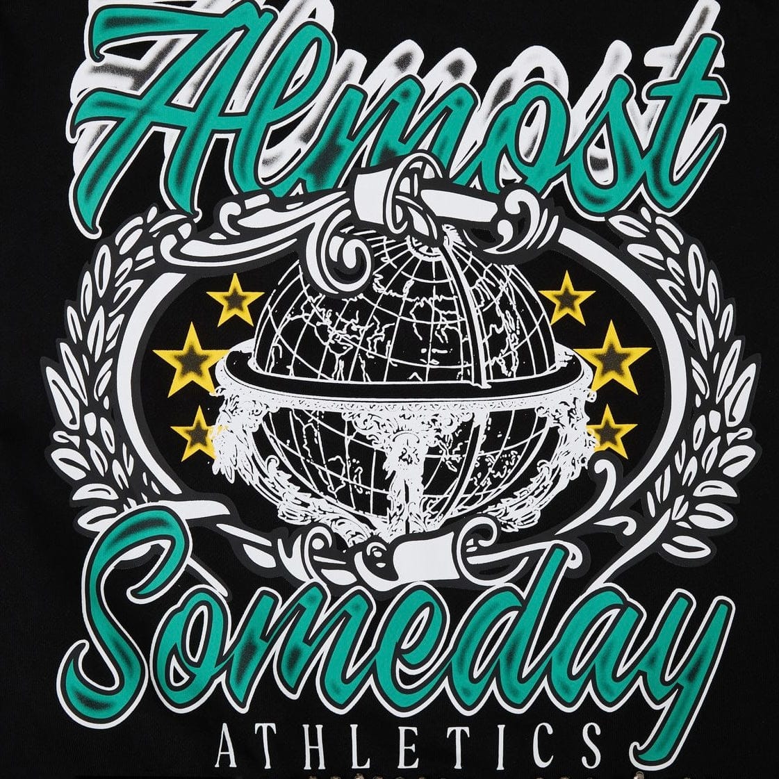 Almost Someday Also Athletics Hoodie (Black) AS-H011