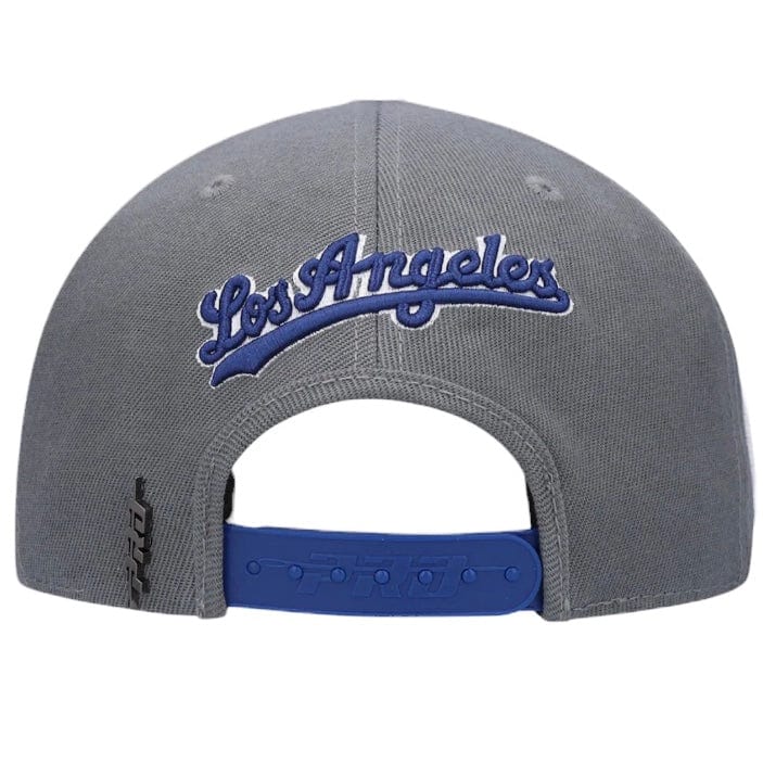 Pro Standard Los Angeles Dodgers Logo Snapback (Gray/Navy)