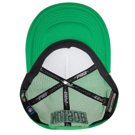 Pro Standard Boston Celtics 2 Tone Wordmark Foam Front Trucker (Kelly Green)