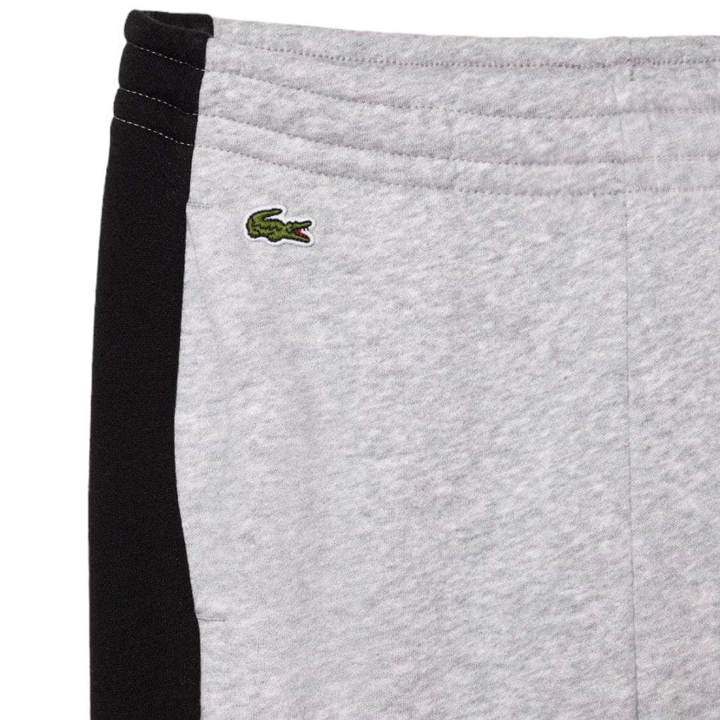 Kids Lacoste Organic Cotton Blend Sweatpants (Grey Chine/Black) XJ5327-51