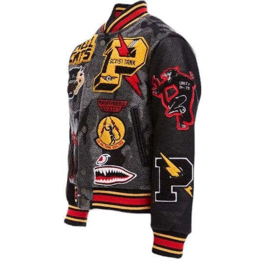 Kids Jordan Craig Hellcat Varsity Jacket (Black Camo) 91646K