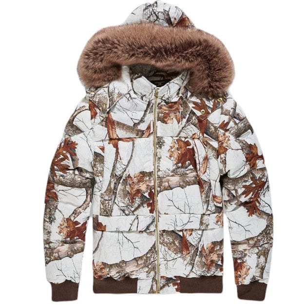 Jordan Craig Cross Bay Bomber Jacket (Snow Camo) 91630C