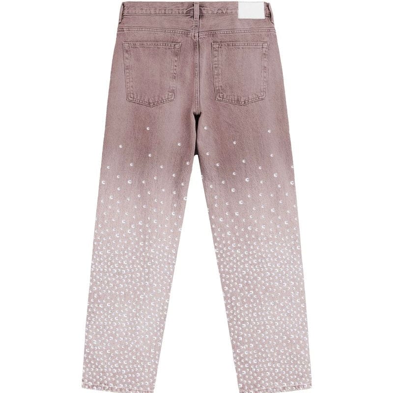 Almost Someday Solomon Rhinestone Denim (Maroon) AS-F25-066