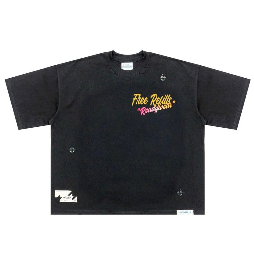 Free Refills Sacred Tee (Black Wash) FR-F25-012
