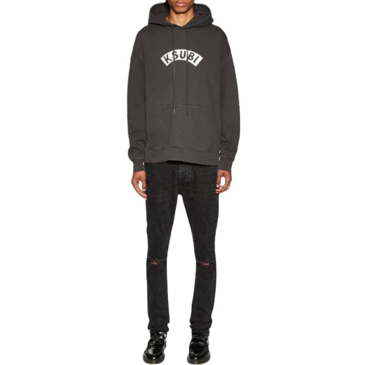 Ksubi Baddies Biggie Hoodie (Faded Black) MFA24FL018