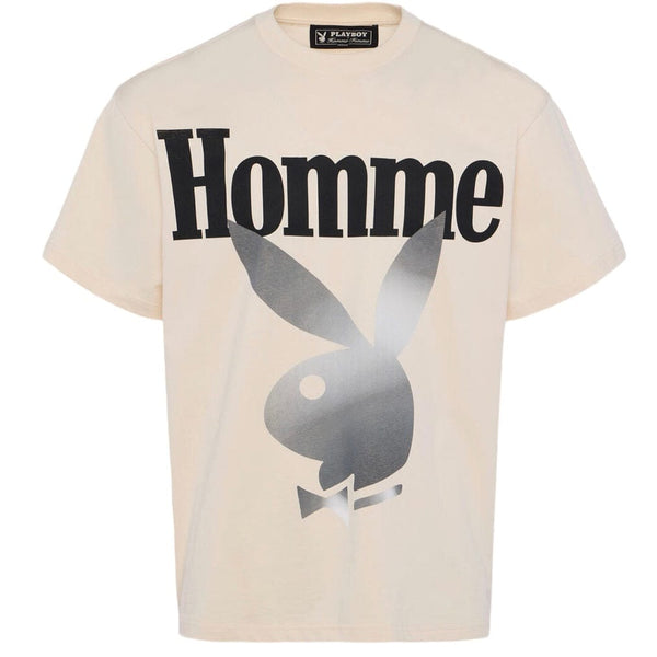 Homme & Femme Twisted Bunny Tee (Cream) HFPB202420-1