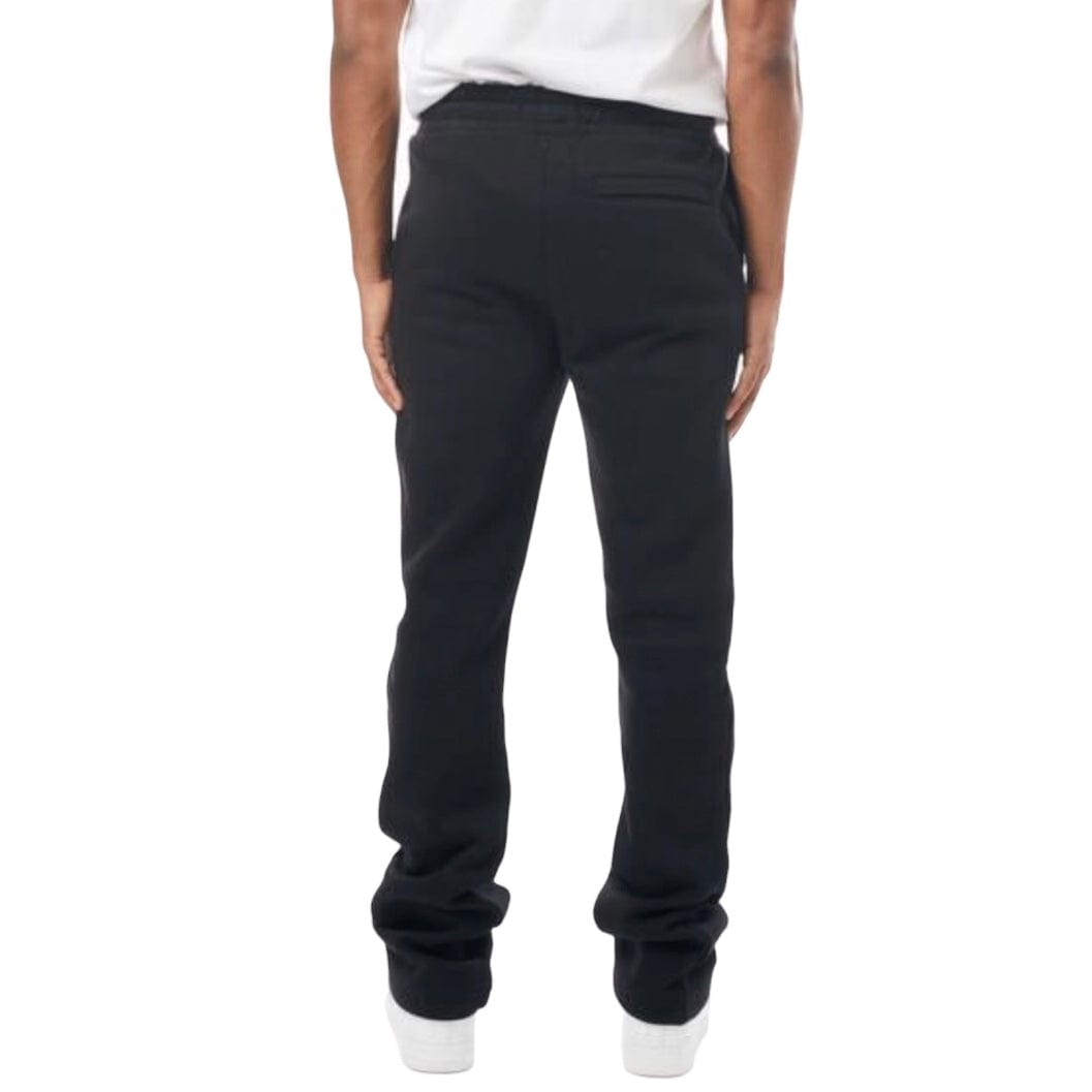 M. Society Stacked Fleece Sweatpants (Black) MS-23708