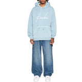 Ksubi Skript Biggie Hoodie (Ice Blue) MFA24FL005