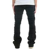 Kdnk Panelled Skinny Flare Jeans (Jet Black) KND4581