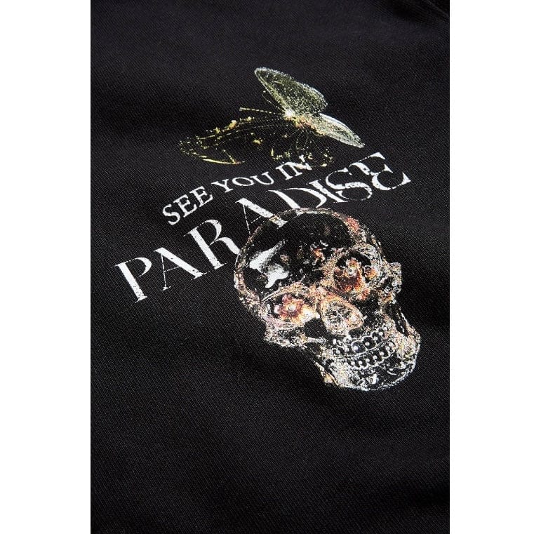 See You In Paradise Butterfly Effect Zip Up Hoodie (Black) 8267H