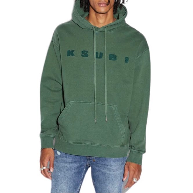 Ksubi Blocked Biggie Hoodie (Emerald Green) MSP24FL009