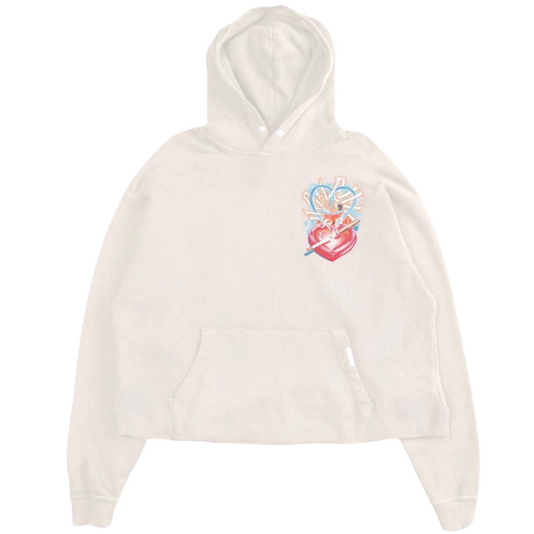 Sugar Hill “Fallen” Cropped Hoodie (Cream Vintage) SH25-SPR1-25