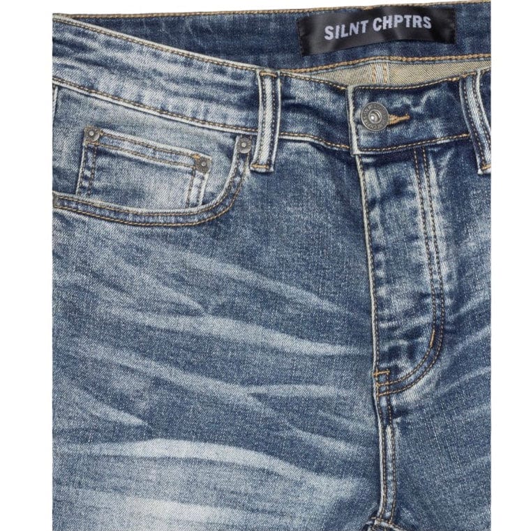 Silnt Chptrs Chptrs Stacked Denim (Dark Blue Wash) SC-J2-003