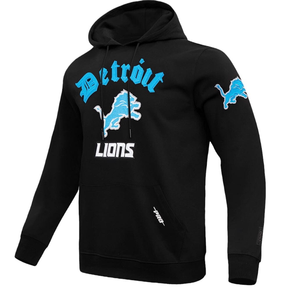 Pro Standard Detroit Lions Old English Flc PO Hoodie (Black)