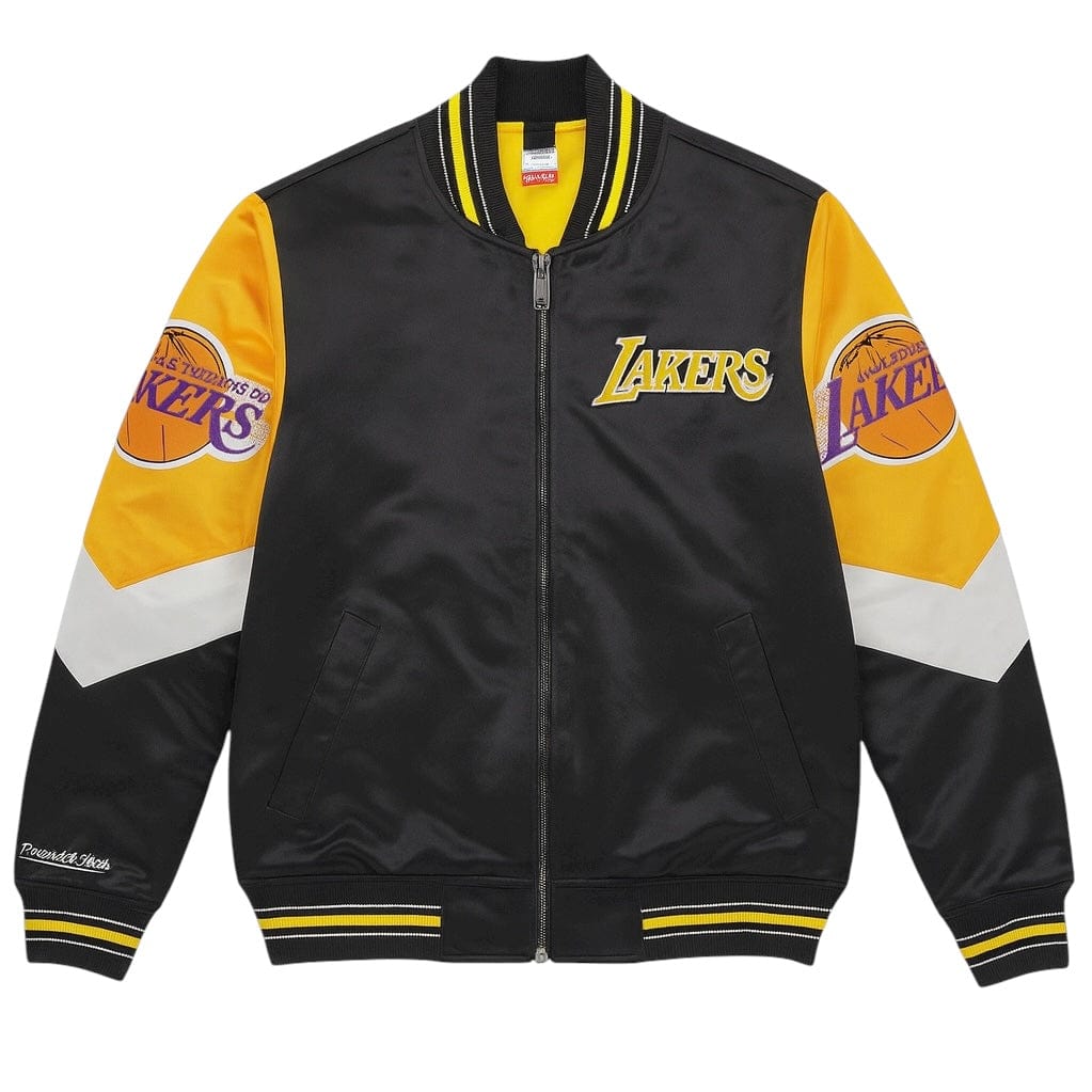 Mitchell & Ness Nba La Lakers Throw It Back Heavyweight Jacket (Black)