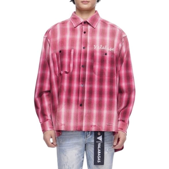 Valabasas Glory Button Down Shirt (Pink) VLBS-VBD2-1011