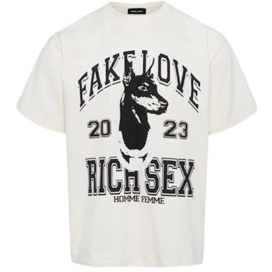 Homme & Femme Purebred Tee (Cream) ATONCE109-1