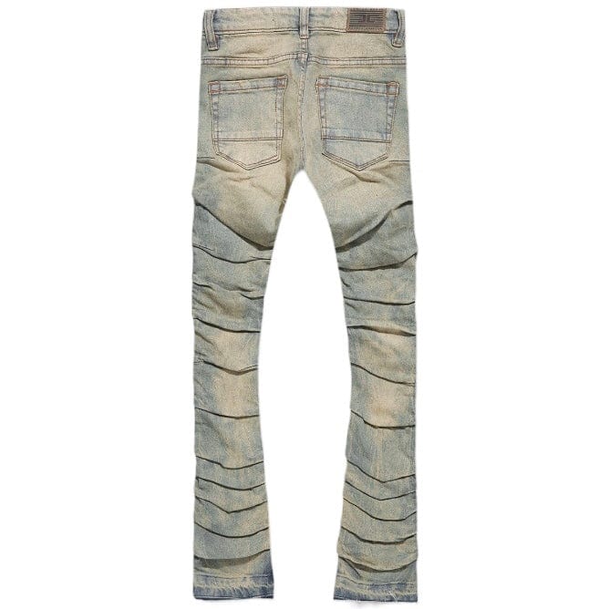 Kids Jordan Craig Stacked Ripple Effect Denim (Sunrise) JTF1157K