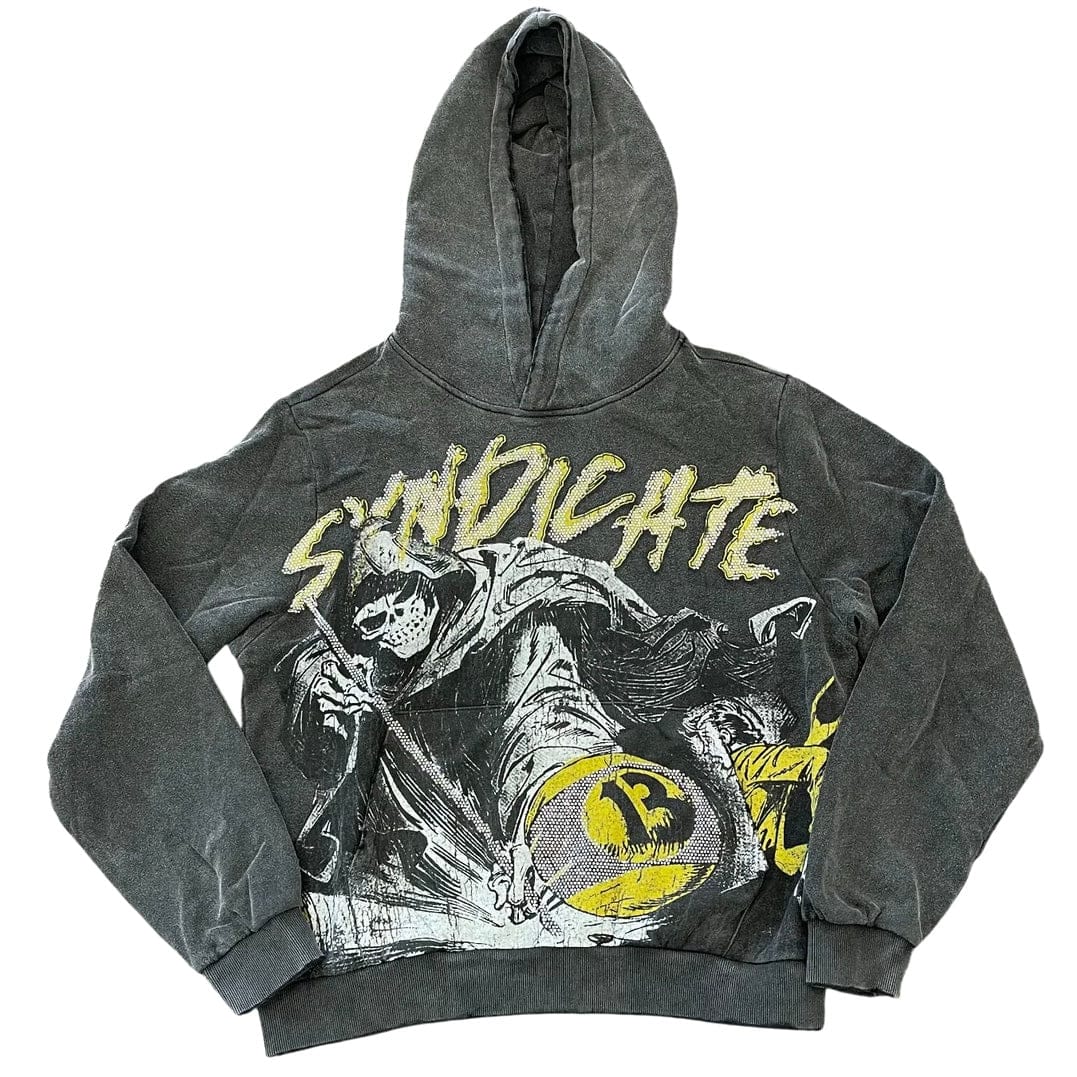 The Syndicate 13 Ball Taxi Hoodie (Black/Yellow Wash)