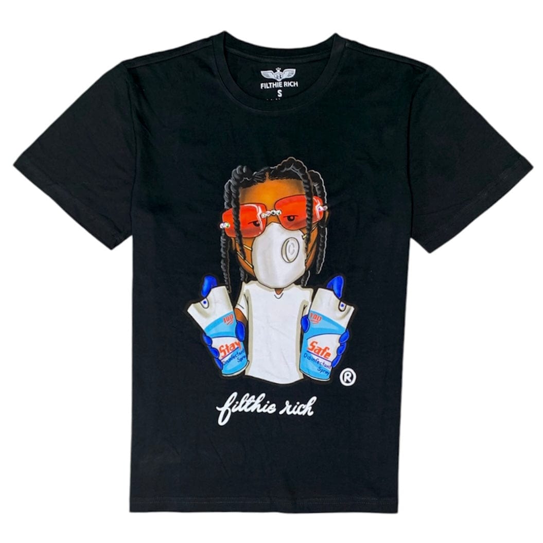 Filthie Rich Corona Kid T Shirt (Black)