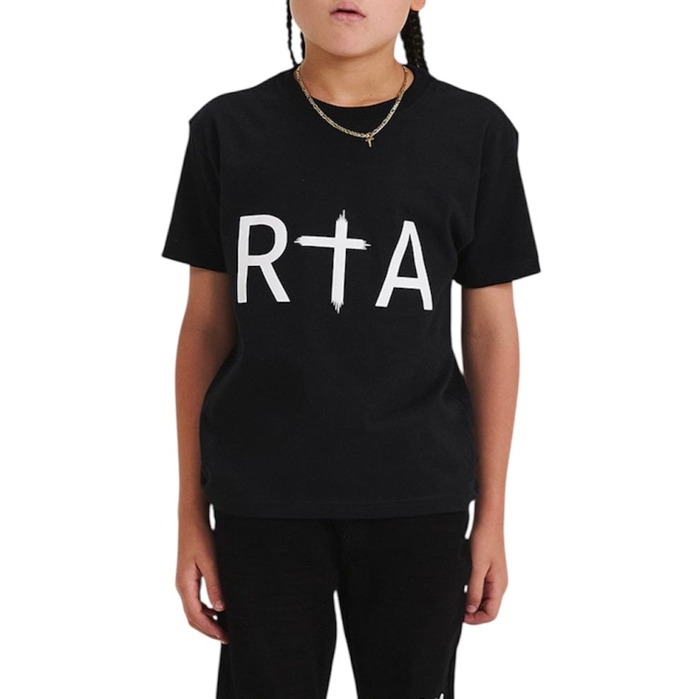 Boys RTA Edson Short Sleeve Tee (Black) BPVCK1183-T2279BKRTA
