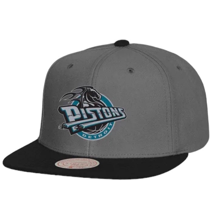 Mitchell & Ness Nba Detroit Pistons Storm Front Hwc Snapback (Grey)