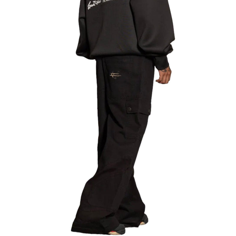 Loiter X Anti Flow Cargo Pants (Black)