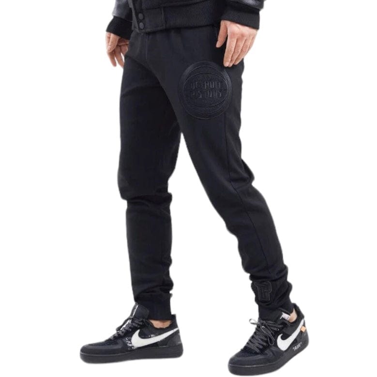 Pro Standard Detroit Pistons Dk Joggers (Triple Black) BDP454612