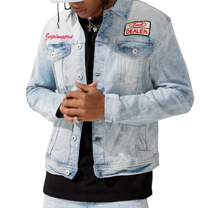 Jordan Craig Local Dealer Trucker Jacket (Iced White) JJ2339