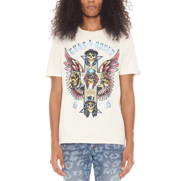 Cult Of Individuality 26/1's Guns N Roses Wings Tee (Winter White) 623B8-K29A