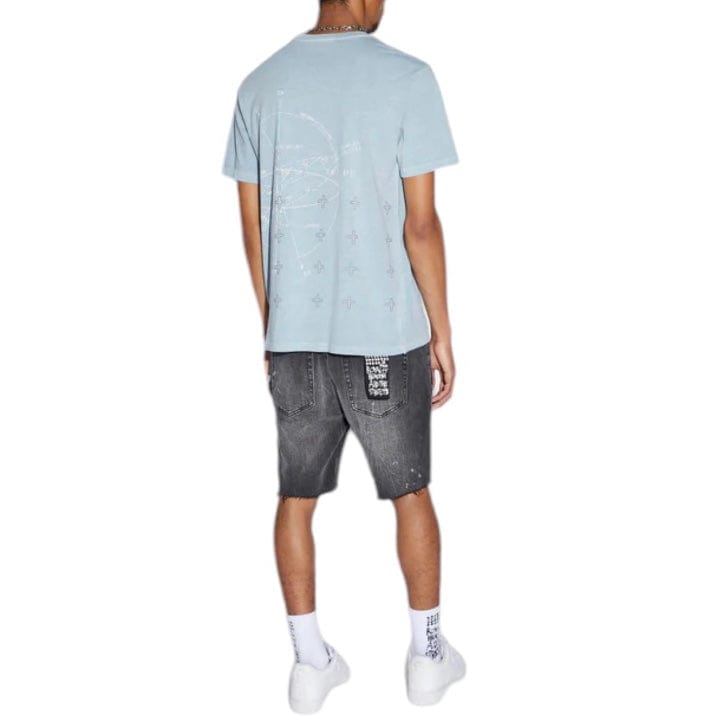 Ksubi Diagrams Kash SS Tee (Blue Fin) MSP24TE018