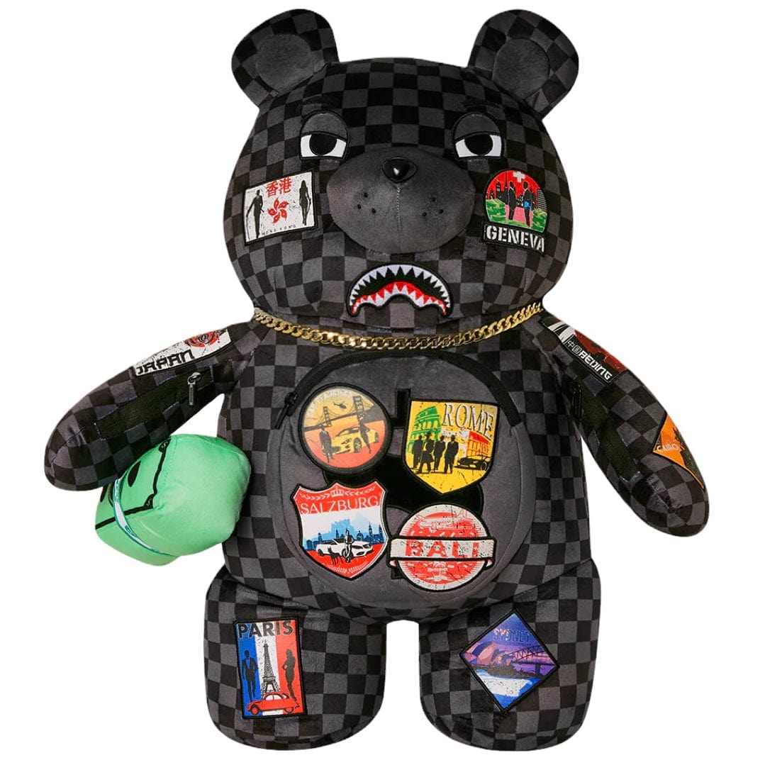 Sprayground Global Mogul Unlimited Miles Moneybear Teddybear Backpack