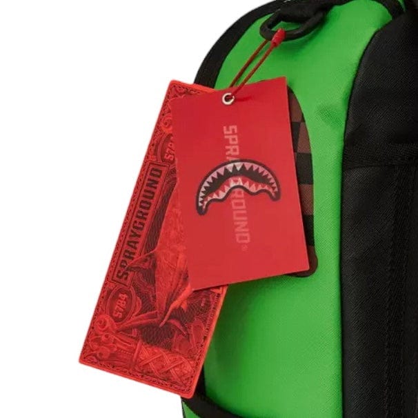 Sprayground Green Money Bear DLXSV Backpack