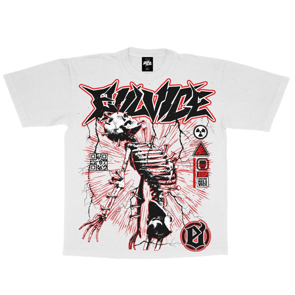 Evil Vice Nail Escape SS Tee (White) FW24-06