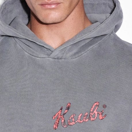 Ksubi Autograph Kash Hoodie (Charcoal Grey) MFA23FL002