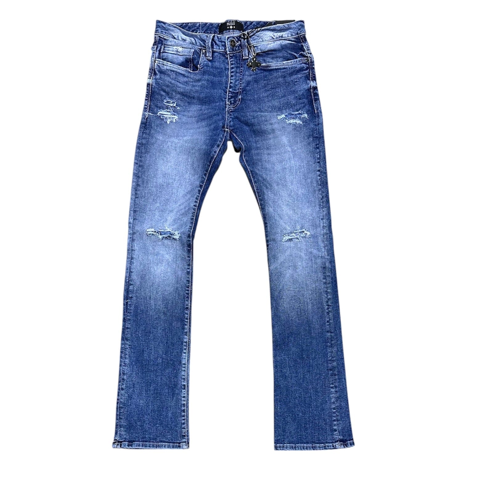 See You In Paradise Super Skinny Stacked Denim (Aged Wash) JTFP2324