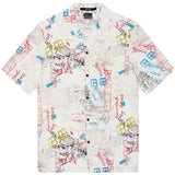 Ksubi Skrawler Resort Short Sleeve Shirt (White) MPF24SH017