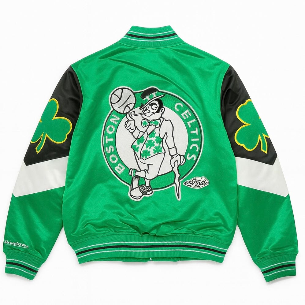 Mitchell & Ness Nba Boston Celtics Throw It Back Heavyweight Jacket (L.Green)