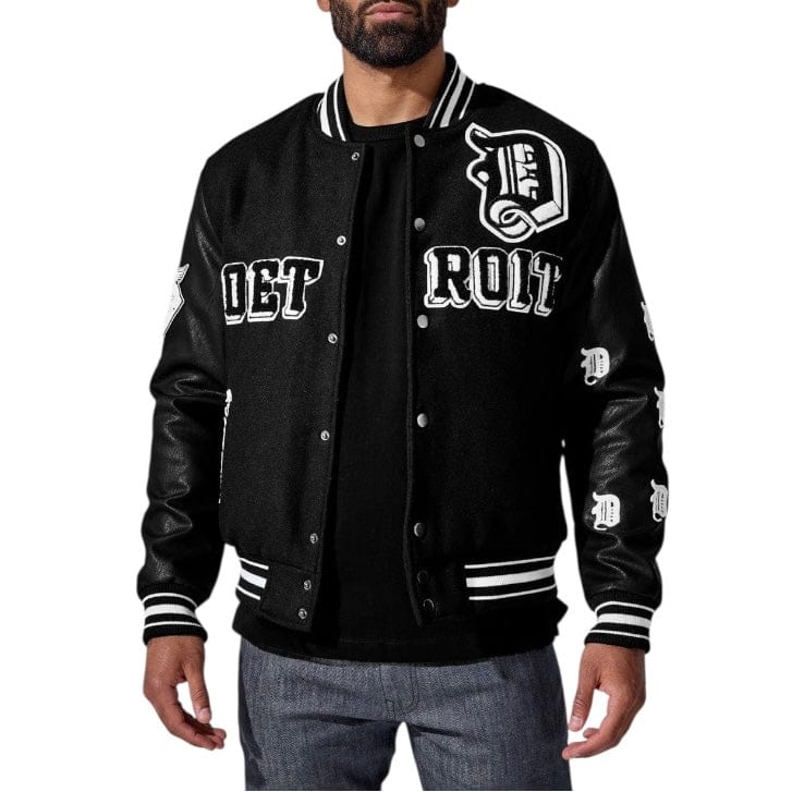 Jordan Craig D-Town Varsity Jacket (Black) 91653