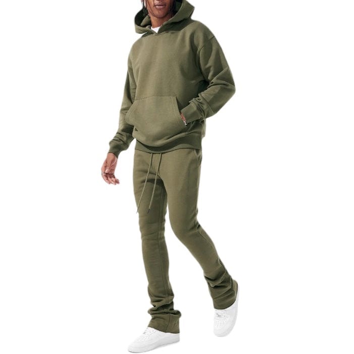 Jordan Craig Uptown Stacked Sweatpants (Olive) 8860L