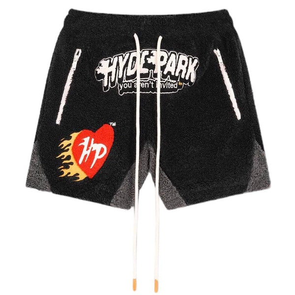 Hyde Park HP Fireball Sherpa Shorts (Black)