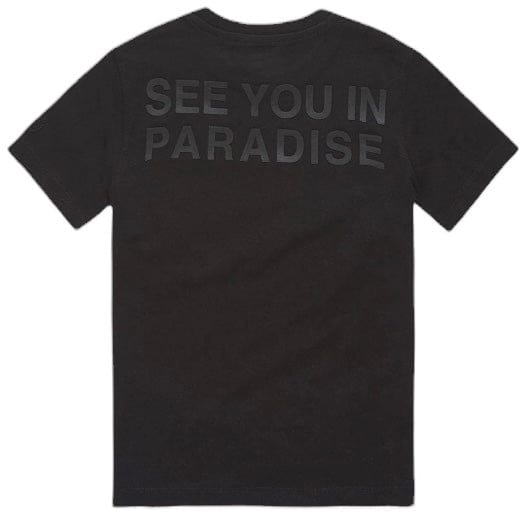 Boys Jordan Craig Paradise Tonal T-Shirt (Black) 9151AB