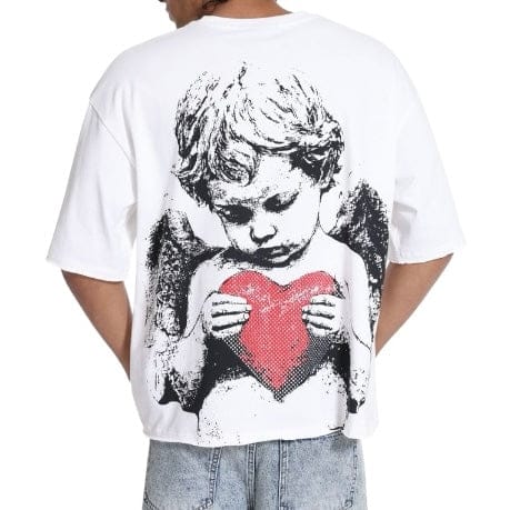 Concept La Angel Heart Boxy Tee (White) CONT_18