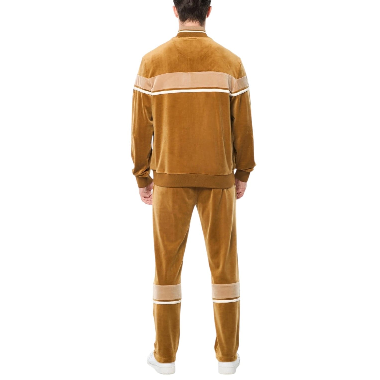 Sergio Tacchini Damarindo Velour Track Set (Bronze Brown)